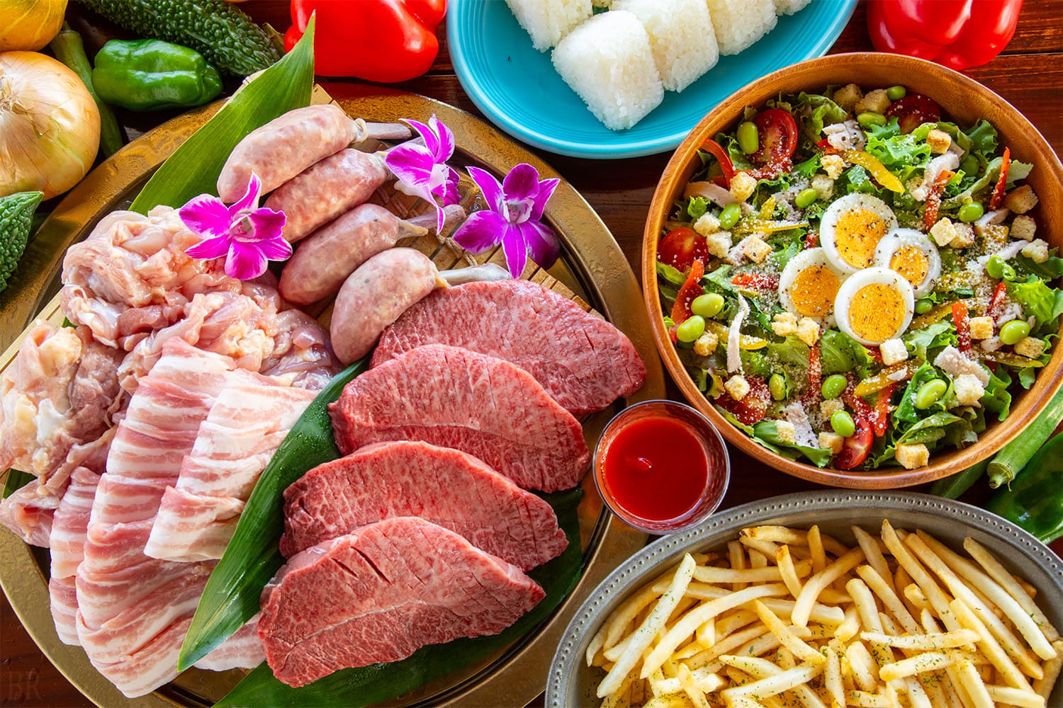 鹿児島の恵みを味わうグランピングBBQ